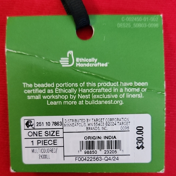 Kate Spade Limited Edition "Going To Target" Beaded Zip Pouch - Picture 5 of 6